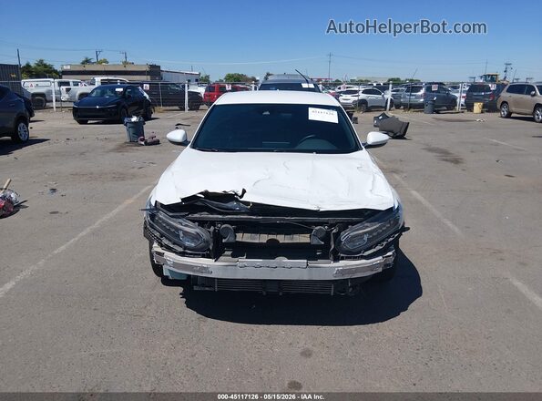 1HGCV1F33KA069611 2019 HONDA ACCORD Белый Вид щитка приборов