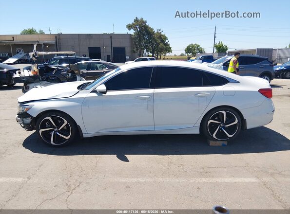 1HGCV1F33KA069611 2019 HONDA ACCORD Белый Панорамный вид салона 360°