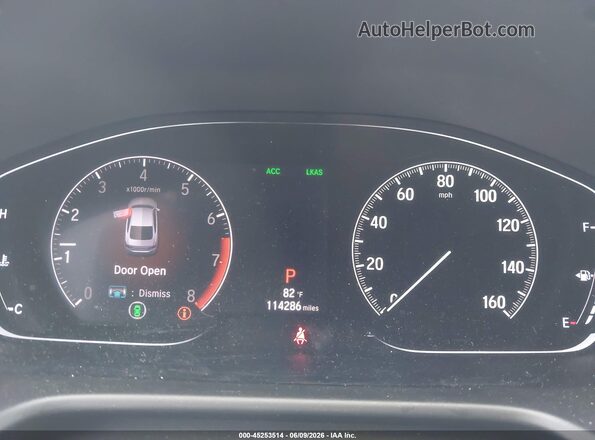 1HGCV1F33KA118161 2019 HONDA ACCORD Red 