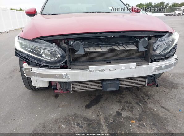 1HGCV1F33KA118161 2019 HONDA ACCORD Red 