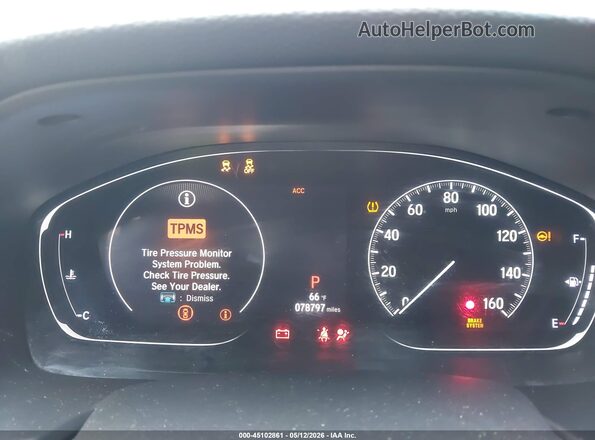1HGCV1F33KA152777 2019 HONDA ACCORD White Вид задніх сидінь