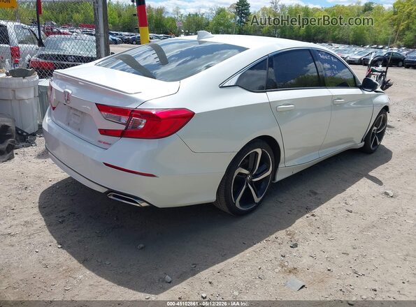 1HGCV1F33KA152777 2019 HONDA ACCORD White Задня права чверть