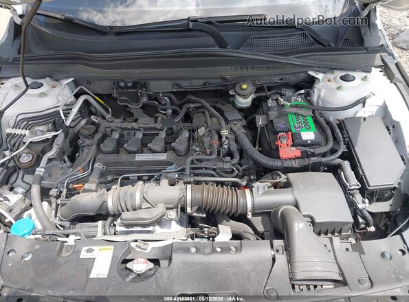 1HGCV1F33KA152777 2019 HONDA ACCORD White Вид ззаду