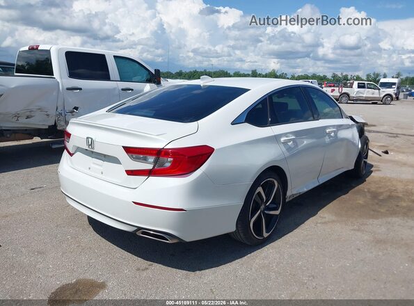 1HGCV1F33KA156537 2019 HONDA ACCORD White Tył prawy