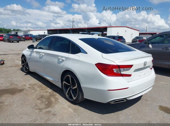 1HGCV1F33KA156537 2019 HONDA ACCORD White Tył lewy