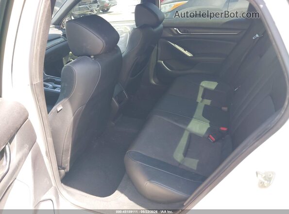1HGCV1F33KA156537 2019 HONDA ACCORD White Widok naklejki z numerem VIN