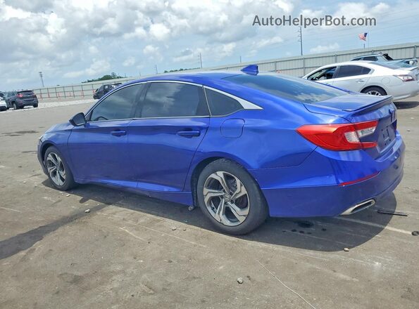 1HGCV1F33KA160507 2019 HONDA ACCORD Blue 