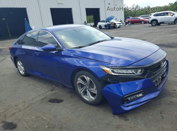 1HGCV1F33KA160507 2019 HONDA ACCORD Blue 
