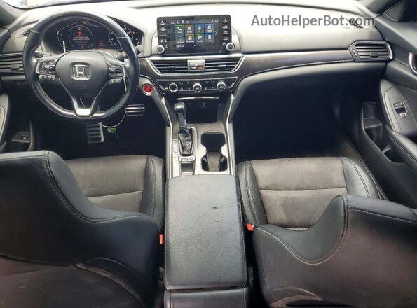 1HGCV1F33KA160507 2019 HONDA ACCORD Blue 