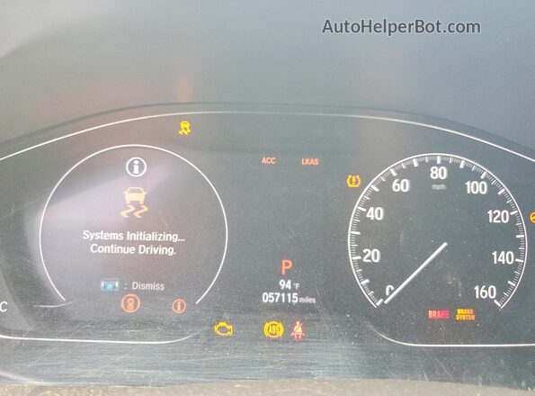 1HGCV1F33KA160507 2019 HONDA ACCORD Blue 