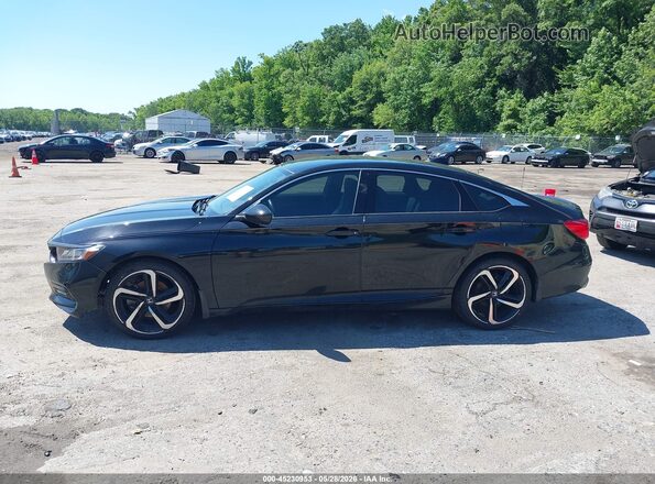 1HGCV1F33LA000158 2020 HONDA ACCORD Black Vista interior de 360 grados
