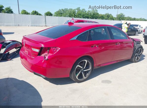 1HGCV1F33LA127928 2020 HONDA ACCORD Red Trasero derecho