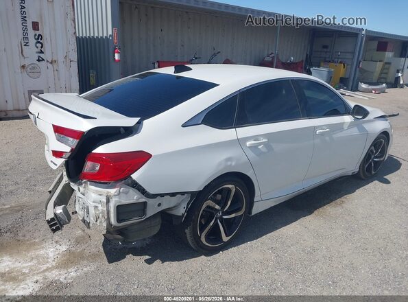 1HGCV1F33MA072995 2021 HONDA ACCORD White Հետևի աջ
