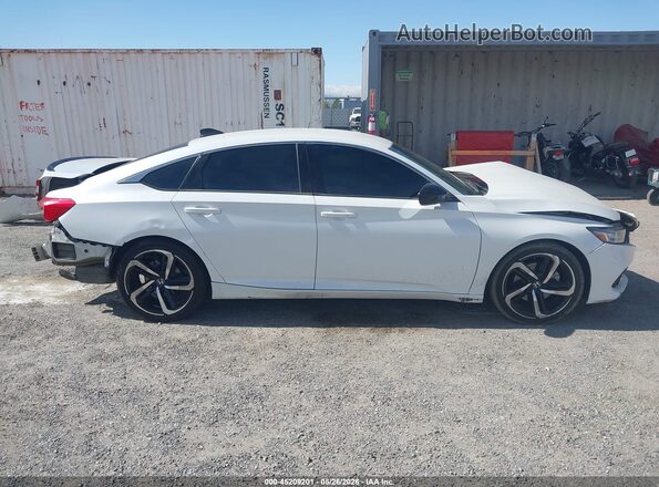 1HGCV1F33MA072995 2021 HONDA ACCORD White Սալոնի 360 աստիճան տեսք