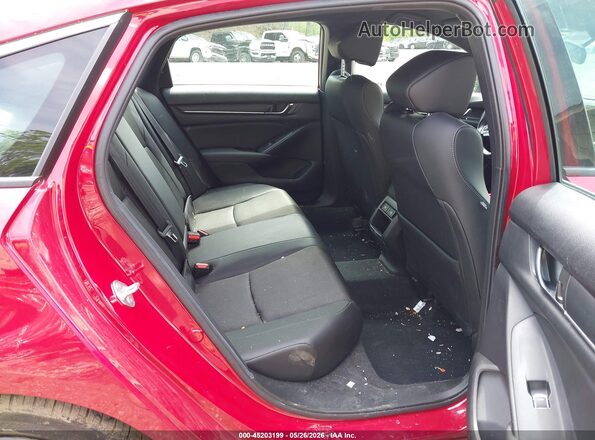 1HGCV1F33MA082104 2021 HONDA ACCORD Red Вид наклейки з VIN-кодом