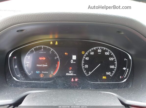 1HGCV1F33MA082104 2021 HONDA ACCORD Red Вид задніх сидінь