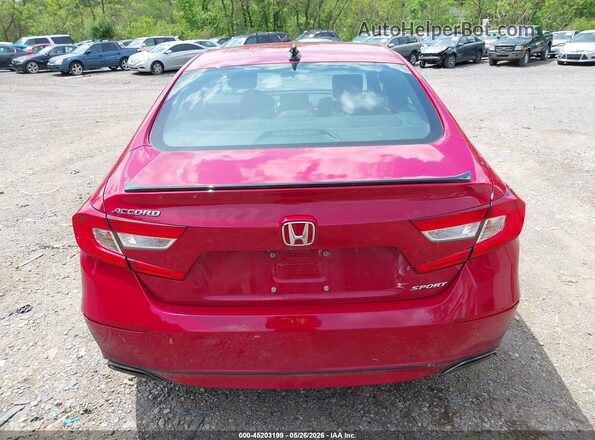1HGCV1F33MA082104 2021 HONDA ACCORD Red 