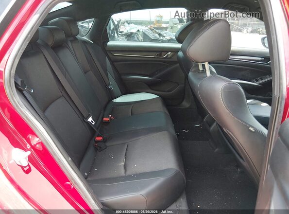 1HGCV1F33MA089148 2021 HONDA ACCORD Red Vista de la etiqueta del VIN