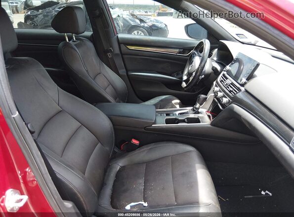 1HGCV1F33MA089148 2021 HONDA ACCORD Red Vista interior delantera