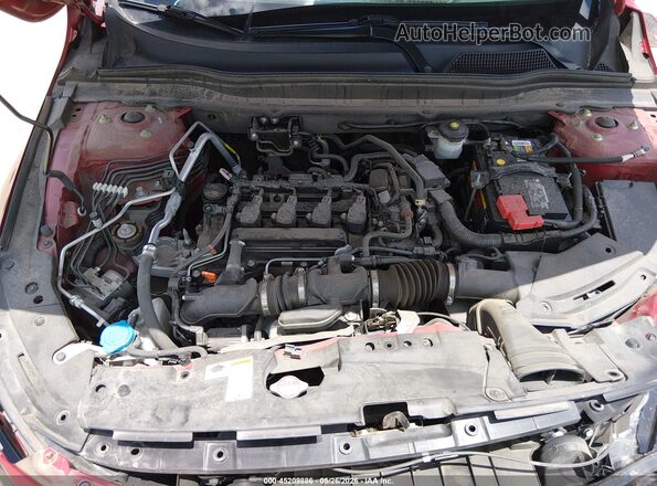 1HGCV1F33MA089148 2021 HONDA ACCORD Red Vista trasera