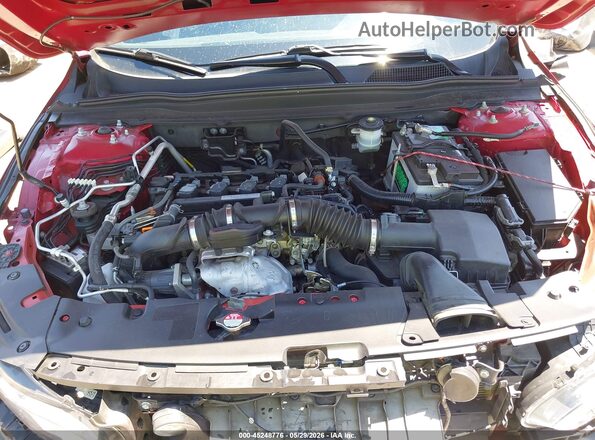 1HGCV1F34JA131502 2018 HONDA ACCORD Red Widok z tyłu