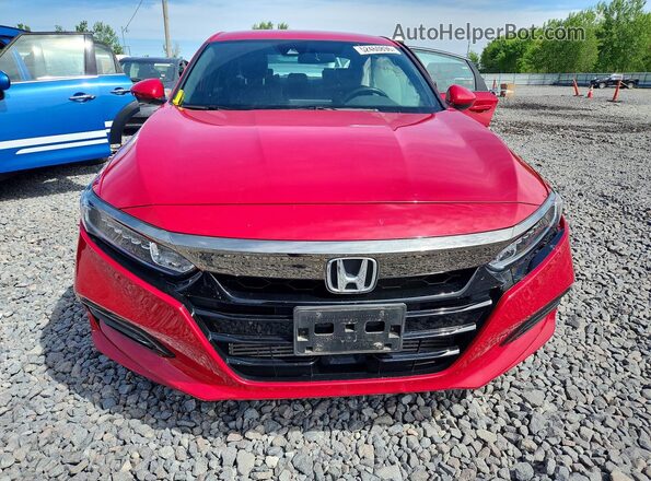 1HGCV1F34JA217912 2018 HONDA ACCORD Burgundy 