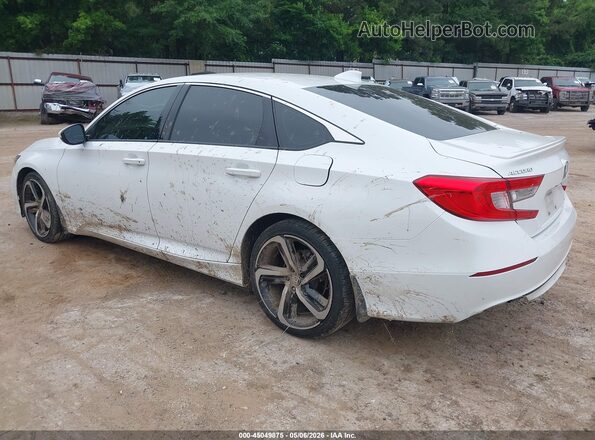 1HGCV1F34JA235942 2018 HONDA ACCORD White Tył lewy