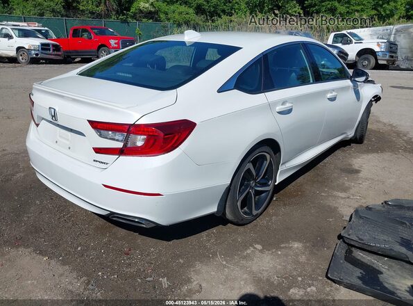 1HGCV1F34KA022197 2019 HONDA ACCORD White Задня права чверть