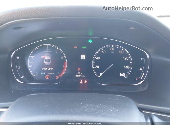 1HGCV1F34KA022197 2019 HONDA ACCORD White Вид задніх сидінь