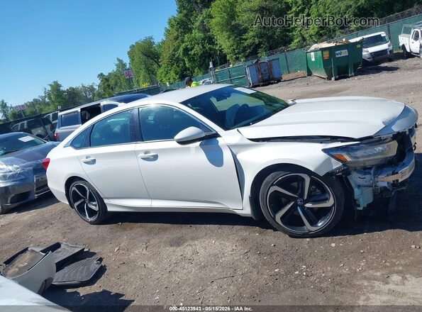1HGCV1F34KA022197 2019 HONDA ACCORD White Панорамний вид салону 360°