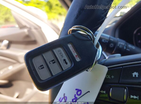 1HGCV1F34KA022197 2019 HONDA ACCORD White Вид панелі приладів
