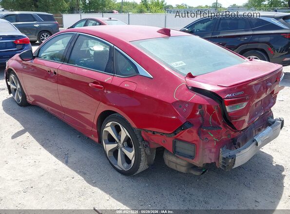 1HGCV1F34KA079547 2019 HONDA ACCORD Red Tył lewy