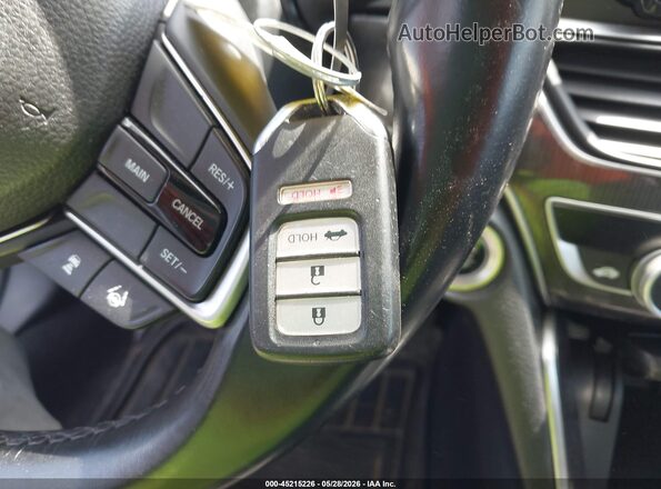 1HGCV1F34KA079547 2019 HONDA ACCORD Red Widok deski rozdzielczej