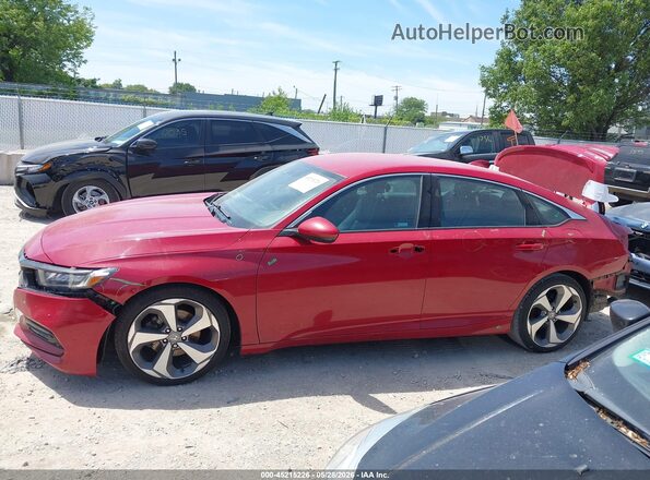 1HGCV1F34KA079547 2019 HONDA ACCORD Red Widok wnętrza 360 stopni