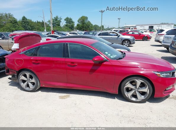 1HGCV1F34KA079547 2019 HONDA ACCORD Red Widok wnętrza z tyłu
