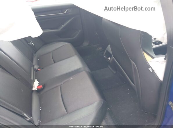 1HGCV1F34KA100168 2019 HONDA ACCORD Blue Widok naklejki z numerem VIN