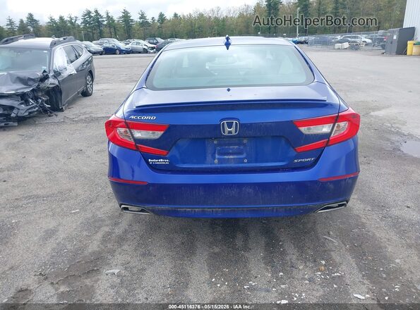 1HGCV1F34KA100168 2019 HONDA ACCORD Blue 