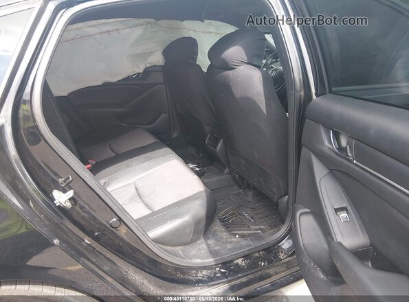 1HGCV1F34KA122462 2019 HONDA ACCORD Black VIN კოდის სტიკერის ხედი