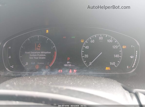 1HGCV1F34KA122462 2019 HONDA ACCORD Black უკანა სავარძლების ხედი