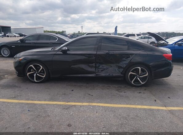 1HGCV1F34KA122462 2019 HONDA ACCORD Black სალონის 360-გრადუსიანი ხედი