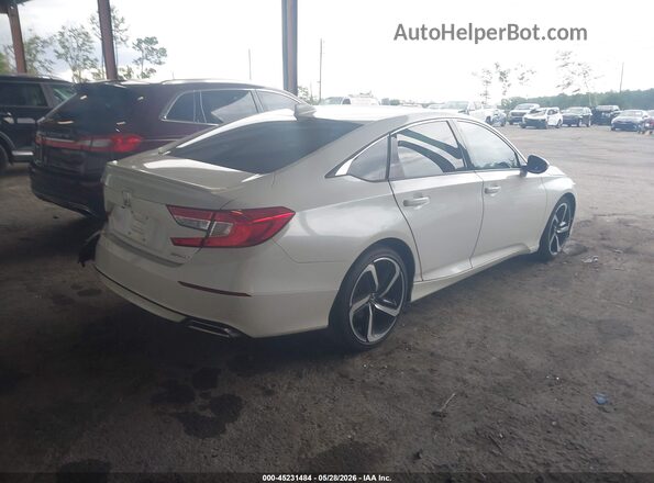 1HGCV1F34KA124678 2019 HONDA ACCORD White Tył prawy