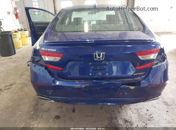 1HGCV1F34KA139469 2019 HONDA ACCORD Blue წინა ხედი
