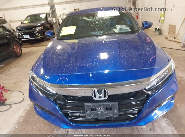 1HGCV1F34KA139469 2019 HONDA ACCORD Blue ხელსაწყოთა პანელის ხედი