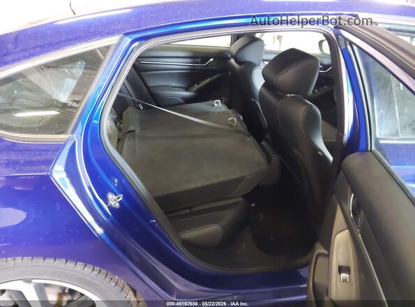 1HGCV1F34KA139469 2019 HONDA ACCORD Blue VIN კოდის სტიკერის ხედი