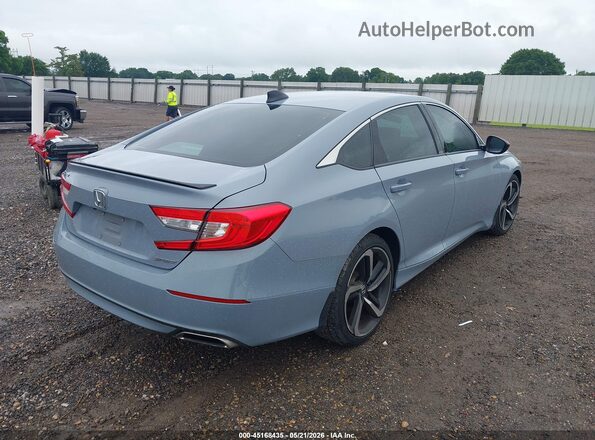1HGCV1F34MA066283 2021 HONDA ACCORD Light Blue 
