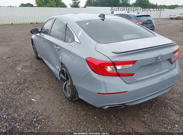 1HGCV1F34MA066283 2021 HONDA ACCORD Light Blue 