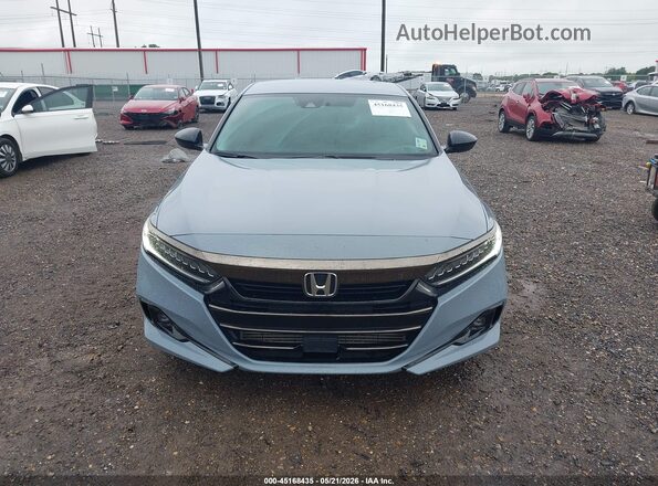 1HGCV1F34MA066283 2021 HONDA ACCORD Light Blue 