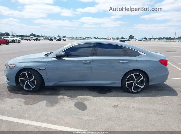 1HGCV1F34MA082645 2021 HONDA ACCORD Gray Սալոնի 360 աստիճան տեսք