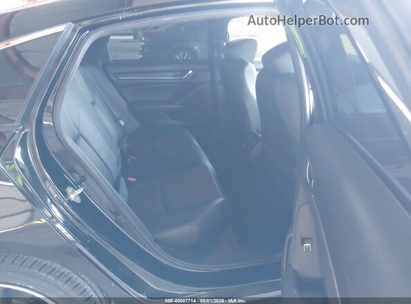 1HGCV1F34NA065796 2022 HONDA ACCORD Black Вид наклейки з VIN-кодом