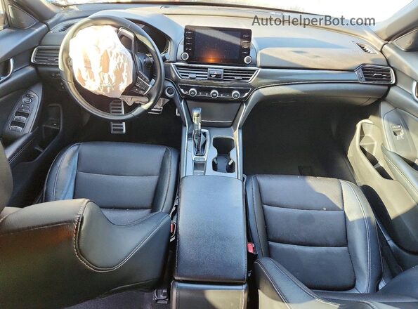 1HGCV1F35JA258629 2018 HONDA ACCORD Gray Vista del salpicadero
